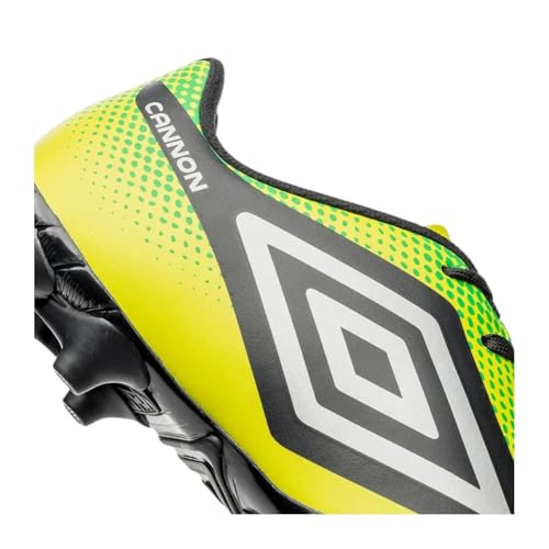 Chuteira Campo Umbro Cannon,Verde Limão/Preto/Prata,42