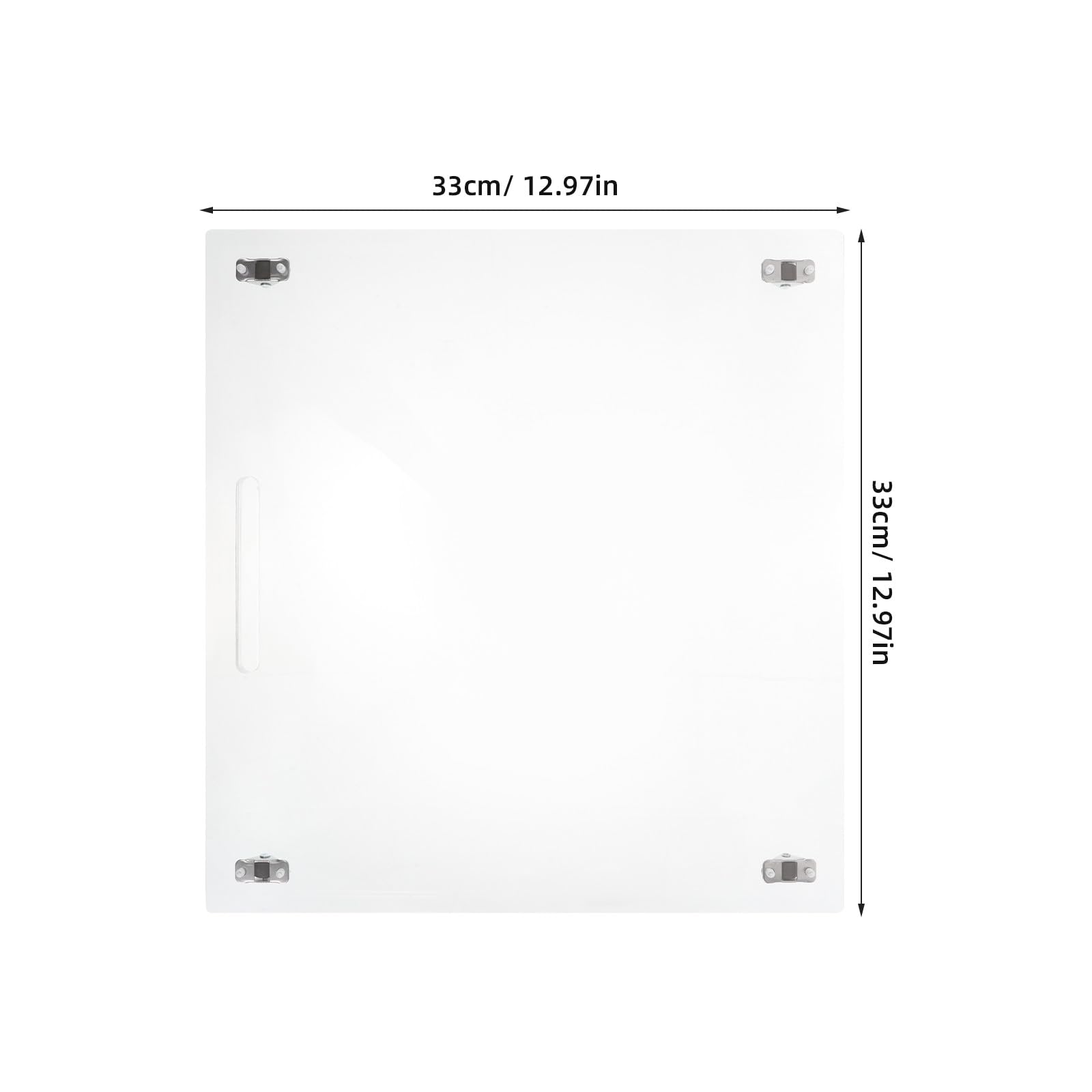Suwak do małych urządzeń AGD - 12,97 x 12,97 x 0,86 cala Suwak do ekspresu do kawy - tacka przesuwna do ekspresu do kawy, miksera stojącego, frytkownicy powietrznej