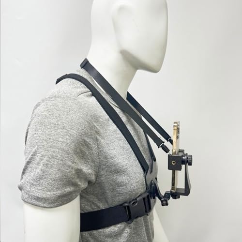 Cinturón elástico ajustable para montaje en el cuerpo, correa para la cabeza del pecho, juego de arnés para GoPro 11, 10, 9 Max, 8, 7, 6, 5 e Insta 360 cámaras y teléfonos móviles, soporte de pecho - imagen 6