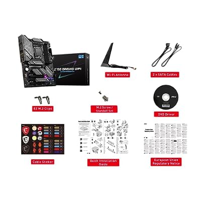MSI Z790 Gaming Plus WiFi-AMZ Gaming Motherboard (Support 14th/13th/12th Gen Intel Processors, LGA 1700, DDR5, PCIe 5.0, M.2 Slots, 2.5Gbps LAN, USB 3.2 Gen2, Wi-Fi 6E, Bluetooth 5.3, ATX)