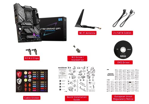 MSI Z790 Gaming Plus WiFi-AMZ Gaming Motherboard (Support 14th/13th/12th Gen Intel Processors, LGA 1700, DDR5, PCIe 5.0, M.2 Slots, 2.5Gbps LAN, USB 3.2 Gen2, Wi-Fi 6E, Bluetooth 5.3, ATX) - image 4