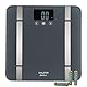 Salter SA00432GFEU6 Smart Scale für Badezimmer – Bluetooth Scale, 200 kg, Gewicht, Fett/Wasser, Muskel-/Knochenmasse, BMI/BMR, 8 Benutzerspeicher, Verbindung zum Telefon mit Salter Health App, Grau
