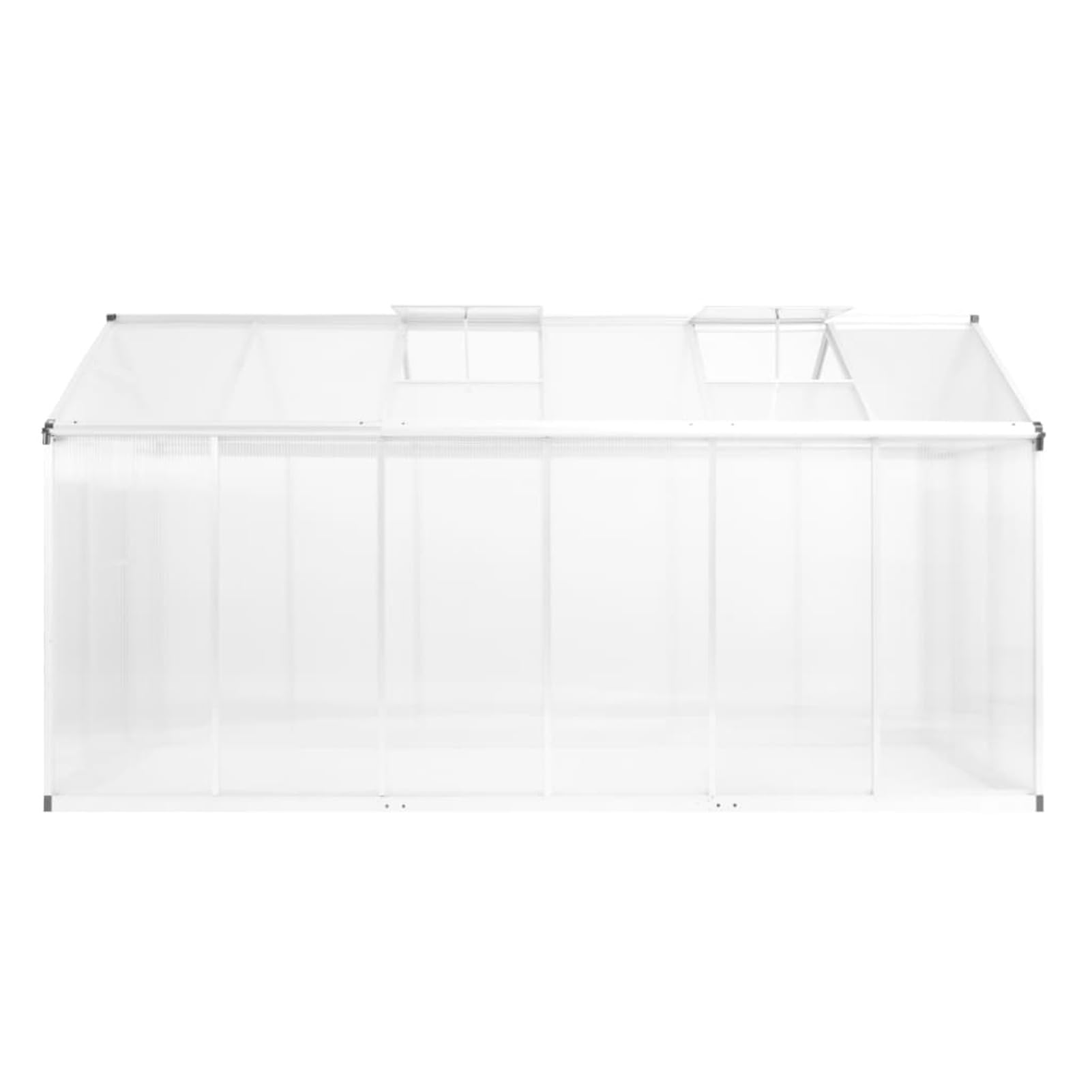 Homgoday Szklarnia ogrodowa, aluminiowa szklarnia 362 x 190 x 195 cm 13,41 m³, szklarnia ogrodowa szklarnia ogród warzywny szklarnia balkonowa szklarnia do ogrodu szklarnia do roślin