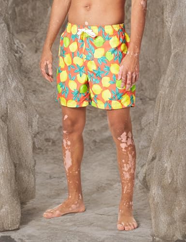 Image of Kanu Surf Men's Big Viper Extended Size Stripe Swim Trunk