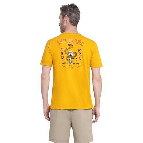 Ropa, Apparel playera amarilla Marca Lee (3)