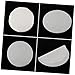 KESYOO 100pcs Bird Cage Paper Parakeet Cage Liner Absorbent Bird Cage Liner Soft Birdcage Covers Large Bird Cage Pads Blue Pet Cage Paper Mat Round Birdcage Liners Parrot Pads X White