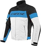  Dainese Saetta D-Dry Giacca tessile motociclistica Nero/Bianco/Blu