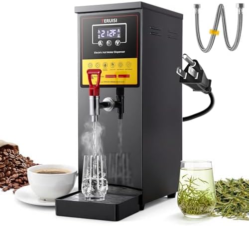 Commercial Hot Water Dispenser, 1600W Electric Water Boiler Count...