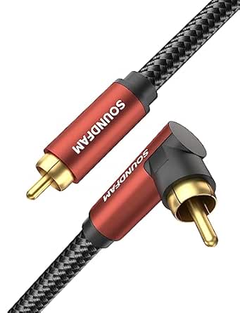 CableDirect - Cable RCA/Phono De 20 Pies, 2 × 2 Enchufes, Cable De Audio Estéreo, Calidad De Sonido Prácticamente A Prueba De Roturas Y Impecable (coaxial, Subwoofer/amperio/HiFi Y Cine En Casa