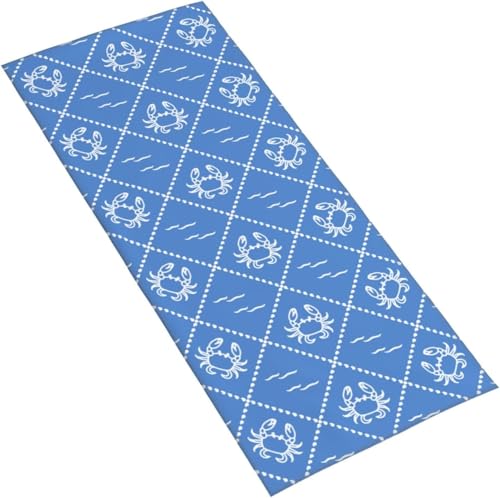 フェイスタオル カニと波 マイクロファイバー タオル 柔らか 肌に優しい 肌触りが良い ふわふわ 髪に優しい 通気 かわいい 抗菌防臭加工 瞬間吸水 速乾 耐久性 薄手 毛羽落ち少ない 業務用タオル