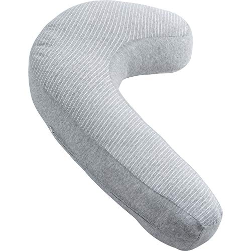 アイリスプラザ 枕 抱き枕 横向き寝に いびき対策 J型 フィット感 抱き心地 ふわふわ 柔軟性 通気性 柔らかいニットカバー 洗える 足枕にも おうち時間 リラックス CGBFP-3560