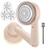 Levapelucchi Elettrico, Portatile Ricaricabile USB Leva Pelucchi Maglioni Elettrico con 2 Lame Di Ricambio a 6 Foglie, Rimuovi Pelucchi Per Abbigliamento, Maglioni, Mobili, Lana, Moquette