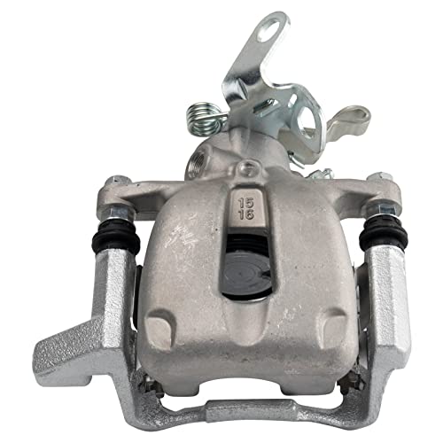 Image of TRQ Rear Brake Pad and Rotor Set Ceramic G Coated 272mm Rotors Calipers Compatible with 2010 Volkswagen Jetta