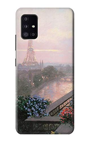 Coque Samsung Galaxy A41 anti-rayures motif Tour Eiffel romantique