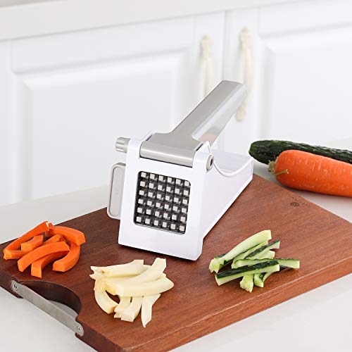 Geedel handmatige fritessnijder voor groenten en fruit, professionele aardappelsnijder voor groenten, uien, wortelen… - Image 8