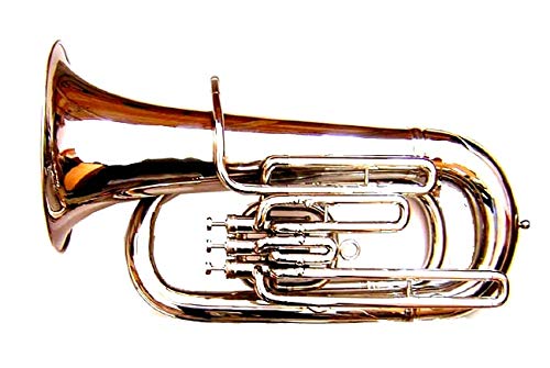 Classic English Eb Bass Tuba in Ottone Nichelato. Misura 3/4. Ottimo rapporto qualità-prezzo.