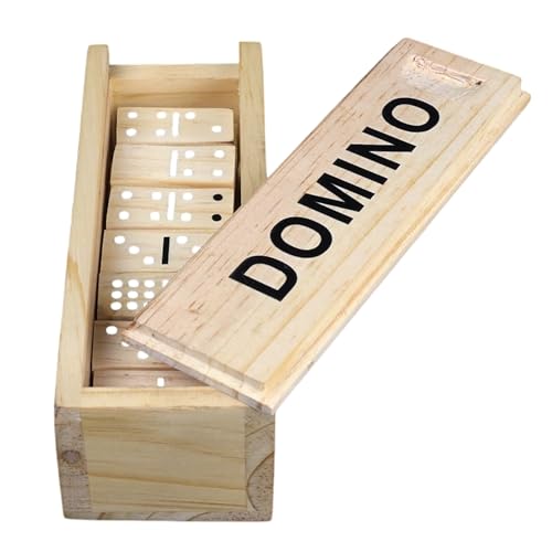 Classic Wooden Dominoes Set miniatura 6