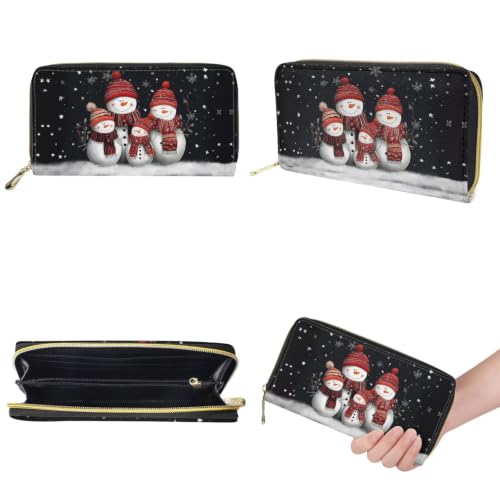 Image of HUGS IDEA Leather Purses and Handbag for Women Bucket Bag with Wrist Wallet 2 Packs