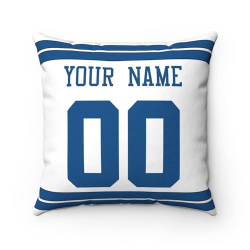 Image of ANTKING Throw Pillow 2 Pack Custom Any Name and Number Personalized Gift for Men Women Boys