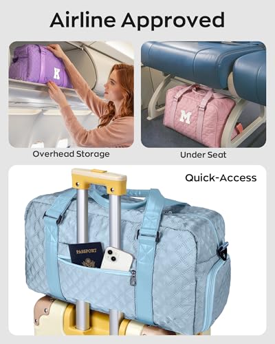 Gifts for Women Girls Travel Duffle Bag: Personalized Weekender Dance Cheer bag Sports for Girl, Gymnastics Bags, Birthday Gifts for Mom/Grad gift, Women Girls Kids Teens - Image 5