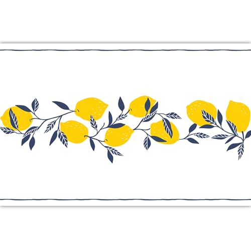 Santa Barbara Design Studio Disposable Paper Table-Runner Dinner Party Table Cover Roll, 25' x 18", Lemon