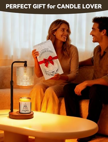 Lámpara calentadora de velas de diseño decoración vintage con apagado automático programable 6