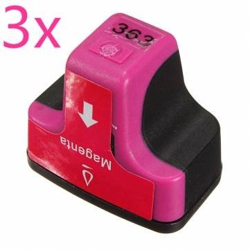Plafoniere 3 x magenta 363 cartucce di inchiostro
