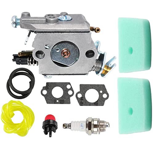 Hippotech Vergaser mit Luftfilter und Dichtungen für Husqvarna 123C 123L 123LD 223L 223R 322C 322L 322R 323C 323L 325C 325CX 325L 325LX 326C 326L 326LX Fadentrimmer-Polsäge