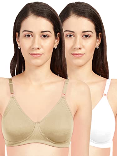 Image of SONARI Olivia Womens Non Padded Tshirt Bra | Wire Free, Adjustable Straps, Hook & Eye Closure, Soft & Stretchable, Cotton Material and Moderate Coverage, Handwash Only