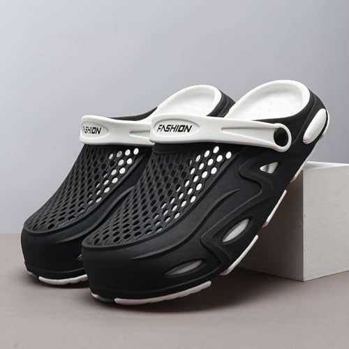 Men's Breathable Casual Beach Shoes, with Anti-Slip and Comfortable Perforated Design, Suitable for Summer Outdoor Activities, Beach Trips and Daily Casual Occasions.4
