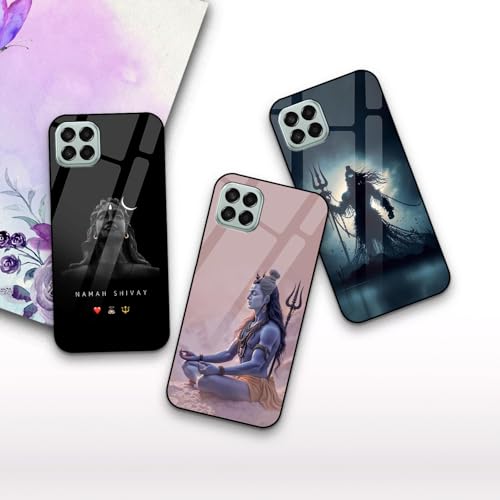 Image of COLORflow Back Cover Compatible With Samsung Galaxy A22 5G | Shiv Ji, Mahadev, Bholenath, God Customized | Shockproof TPU Bumper With Camera Protection Back Cover Compatible With Samsung Galaxy A22 5G