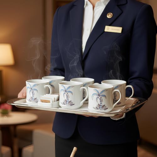 Image of U.P.C. UPC Fine Bone China Ceramics Coffees /Milks /Tea Cups Set of 6 Bone China Coffee Mug (160 ml, Pack of 6)