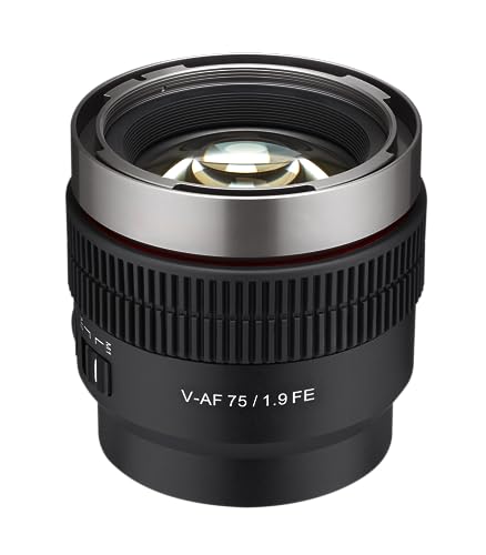 Image of Samyang V-AF 75mm T1.9 FE Lens for Sony E (Black)