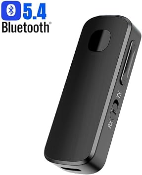 Coverzone Bluetooth 5.4 Kablosuz Ses Verici ve Alıcı M18 – TX RX AUX Adaptör, TV PC Araç Hoparlör için Wireless Audio Transmitter Receiver, Type-C Şarjlı 150mAh | M18
