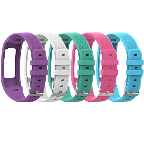 Image of QGHXO Band for Garmin Vivofit 1 / Vivofit2, Soft Silicone Replacement Watch Band Strap for Garmin Vivofit 1 / Vivofit 2 Activity Tracker, Small, Large, Ten Colors