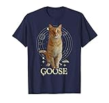 Captain Marvel Goose Full Portrait Space Graphic T-Shirt