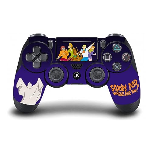 Sticker Scooby-Doo PS4 Slim vinyle pour masquer les rayures de console et manette