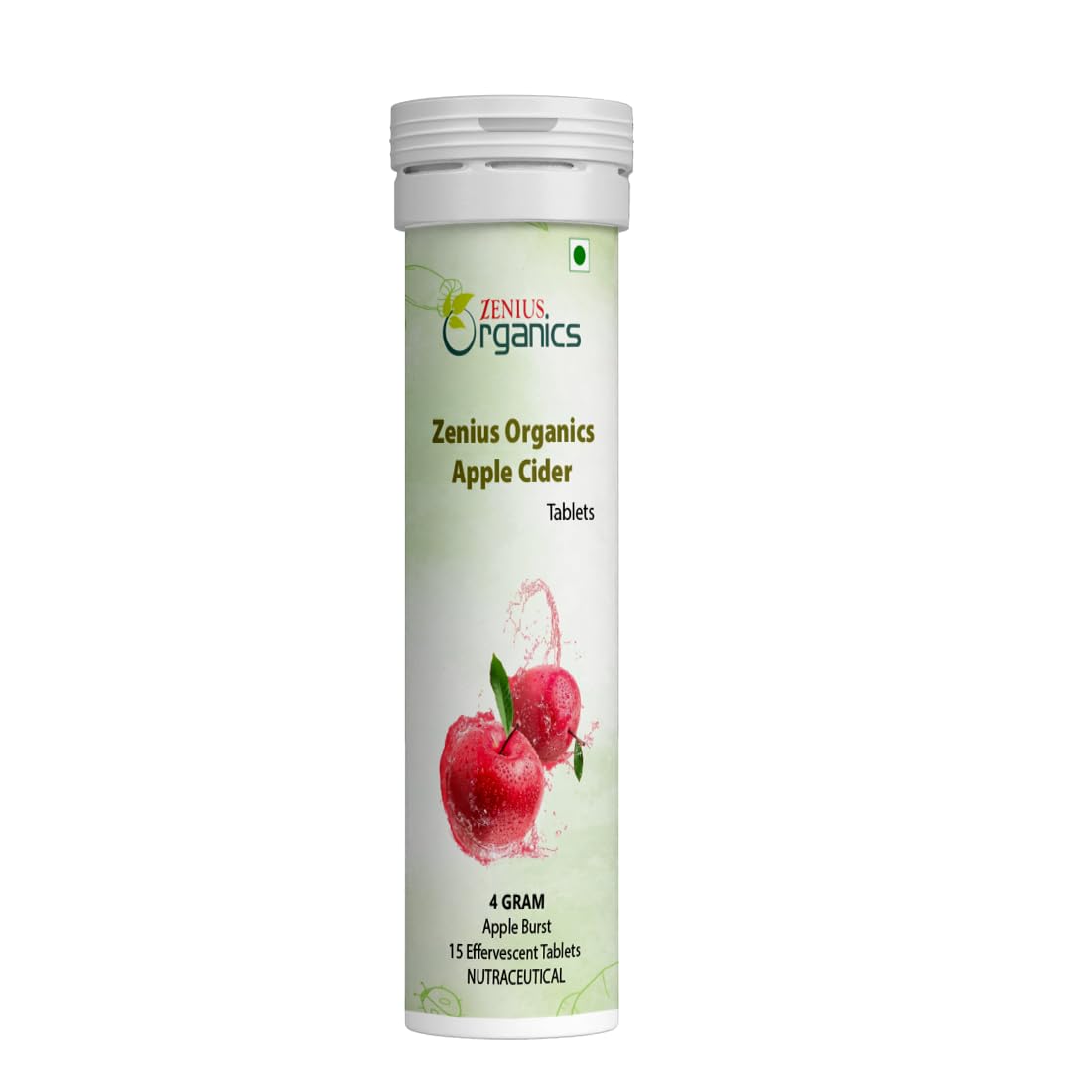 ZENIUS ORGANICS Apple Cider Vinegar Effervescent Tablet With Mother I With Vitamin B6 & B12|Pack Of 1 (Apple),15 Capsules|No Added Sugar| Supports Digestion, Boosts Metabolism-image-32