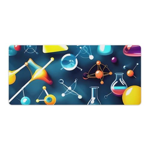 Tapis de bureau abstrait chimie pour organiser et protéger votre espace de travail à la maison