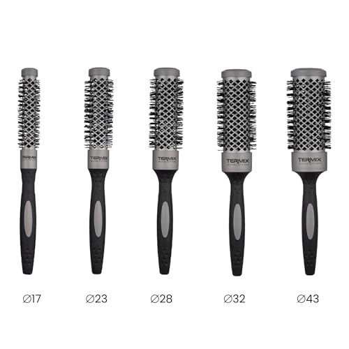 Termix Evolution Basic brosse ronde professionnelle cheveux normaux coffret 5 brosses