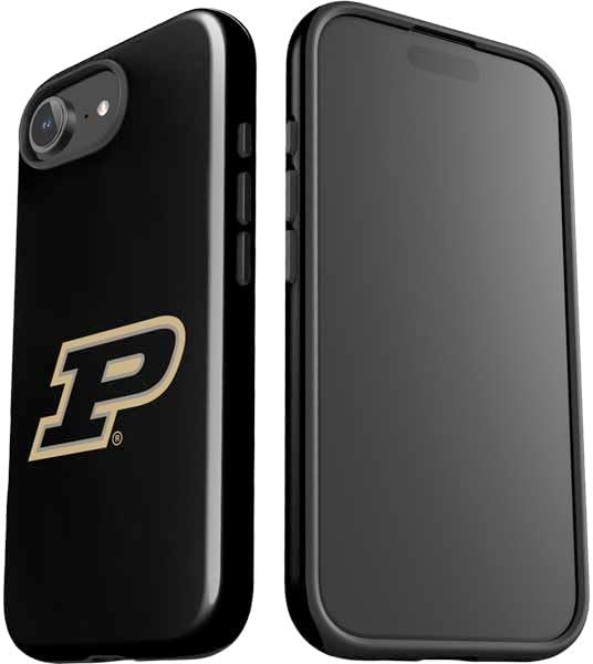 Skinit Impact Phone Case Compatible with iPhone 16e - Officially Licensed Purdue University Purdue Logo Design