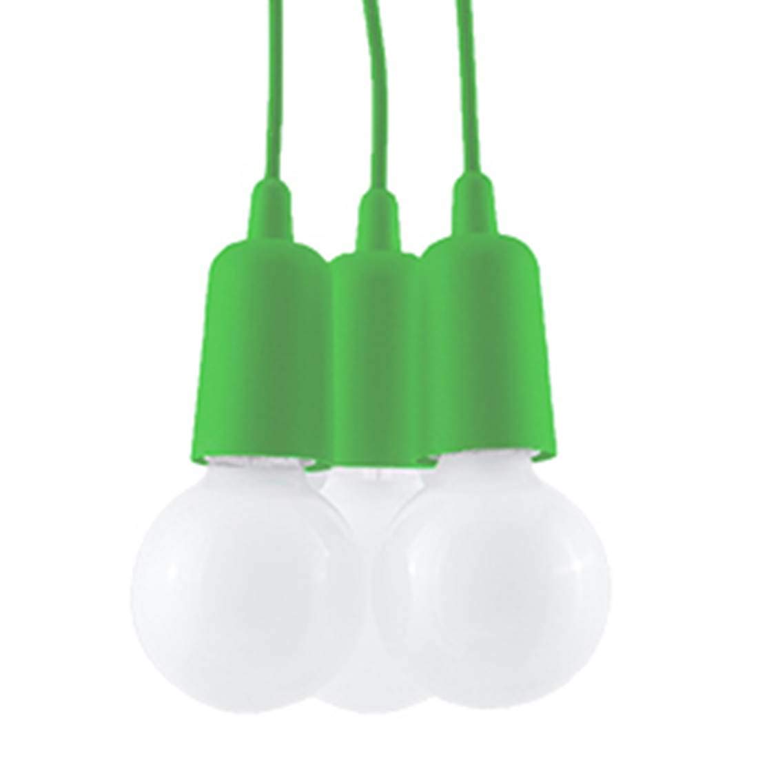 SOLLUX Pendant Lamp Diego Unique Design Without Lampshade Minimalist Lighting Minimalist Lighting LED Bulb Triple Bulb Green