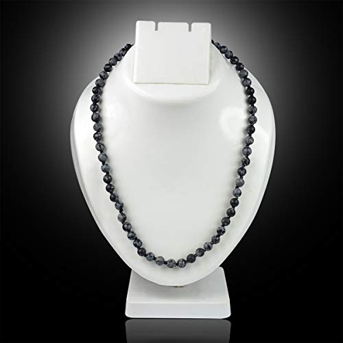 Image of Reiki Crystal Products Natural Reiki Feng-Shui Mala Necklace 6 mm Crystal Stone 108 Bead Jaap Mala for Men and Women