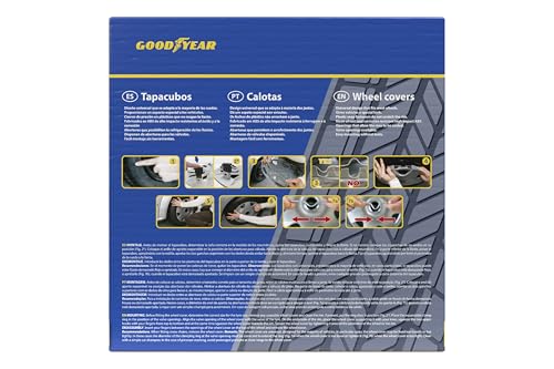 Goodyear 16 Zoll Radkappe Satz schwarz GOD9082 Radzierblenden Radblende