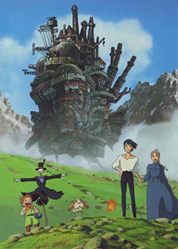 Anime Howl's Moving Castle Home Decor Wall Scroll Poster Fabric Painting Hauru / Sof? 23.6 x 35.4 Inches -008