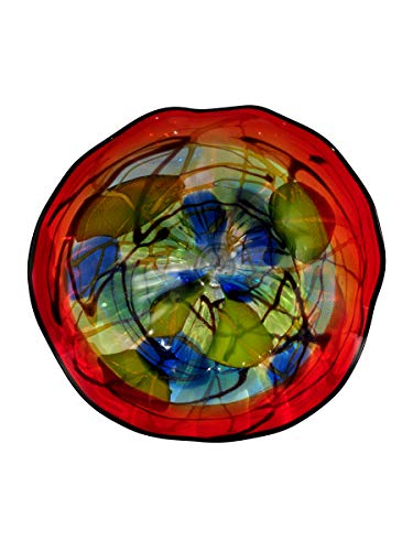 Hankley Hand Blown Art Glass Wall Art Decor - 16 Inch
