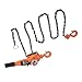 Akozon Ratchet Lever Chain Block Hoist, 0.75T Orange Manual, Pulley Hoist with Lifting Height for Industrial Lifting Operations