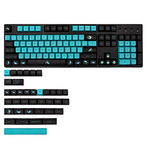 Juego de 141 teclas PBT XDA con retroiluminación para teclado mecánico, sublimación, Pbt, Xda