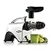 Omega Juicers NC900HDC Juicer Extractor and Nutrition Center Creates Fruit Vegetable and Wheatgrass Juice Quiet Motor Slow Masticating Dual-Stage Extraction with Adjustable Settings, 150-Watt, Metalli