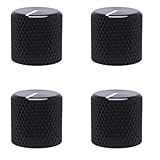 4 Pack Universal Potentiometer Pot Knobs, 1/4